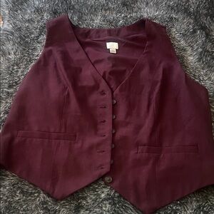a new day Maroon Vest
